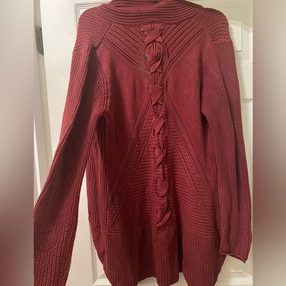 Cute Burgundy Sweater